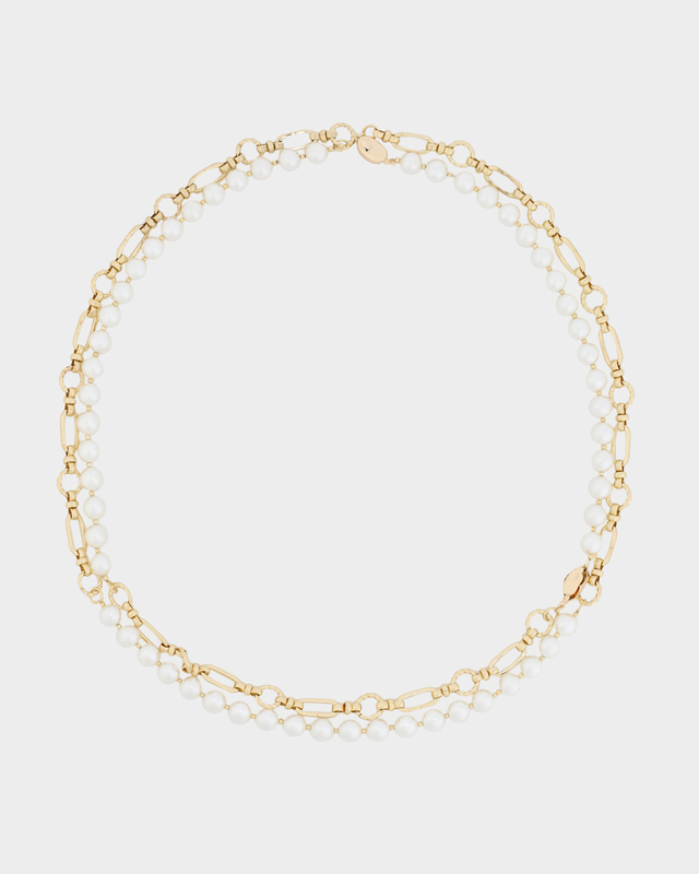 Удлиненное колье-трансформер с винтажным замком