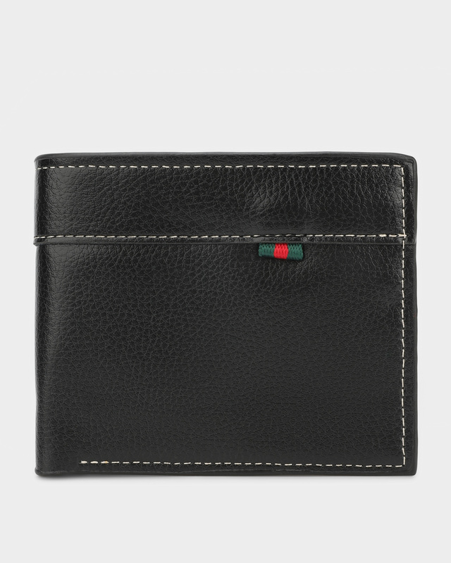 Компактное портмоне с контрастной строчкой