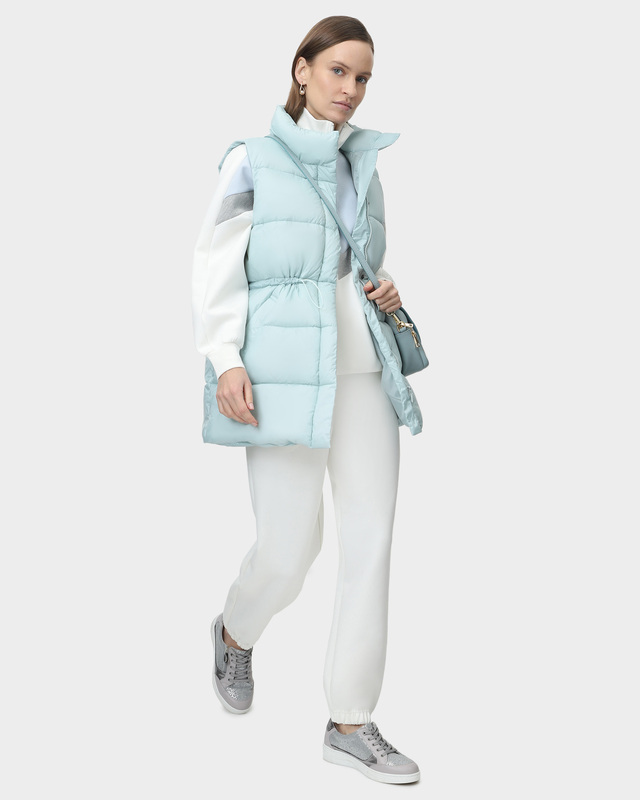 Брюки свободного кроя с поясом на шнурке