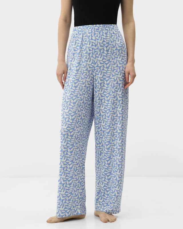 Брюки из нежной вискозы с цветочным принтом