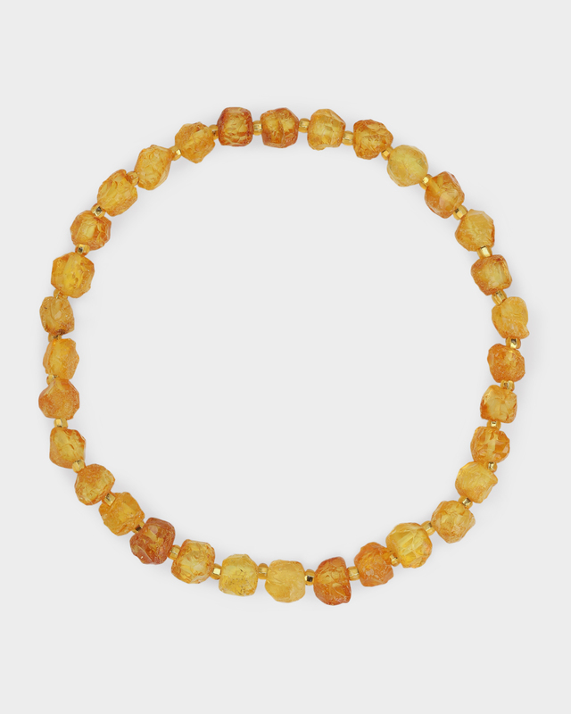 Браслет из натурального янтаря на эластичном шнуре