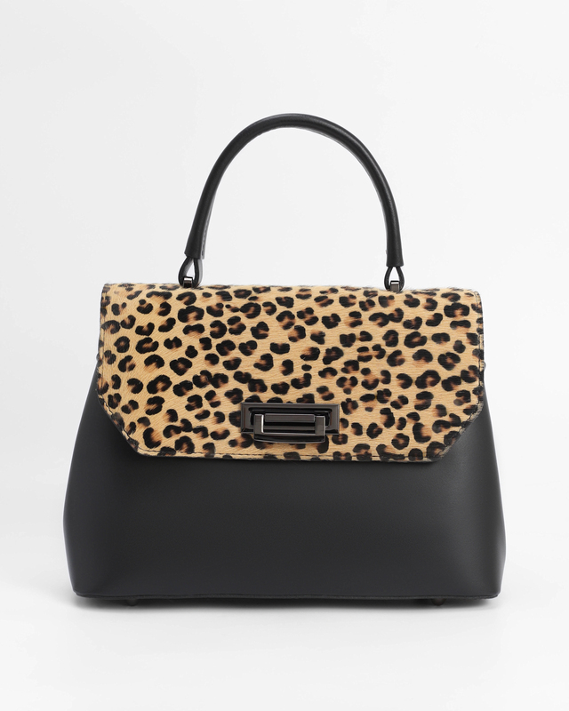 Сумка, р. единыйразмер, цвет Черный/лео