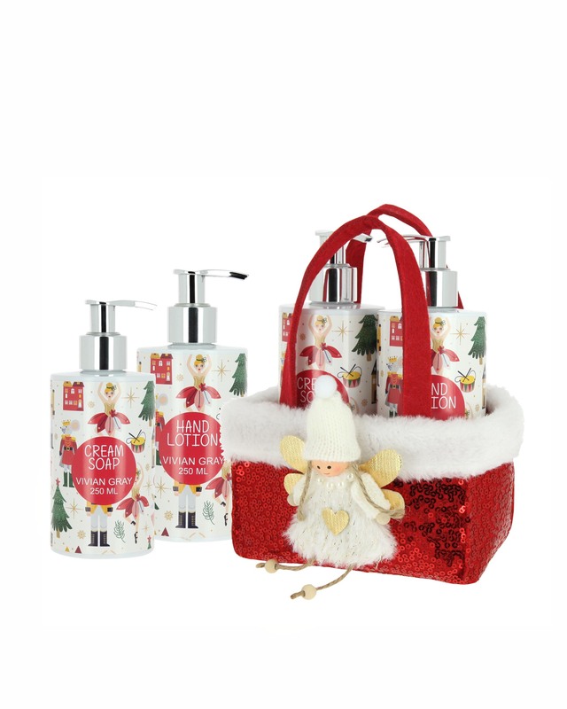 Набор новогодний Новогодняя фея жидкое мыло для рук и крем для рук 2х250 мл 3499₽