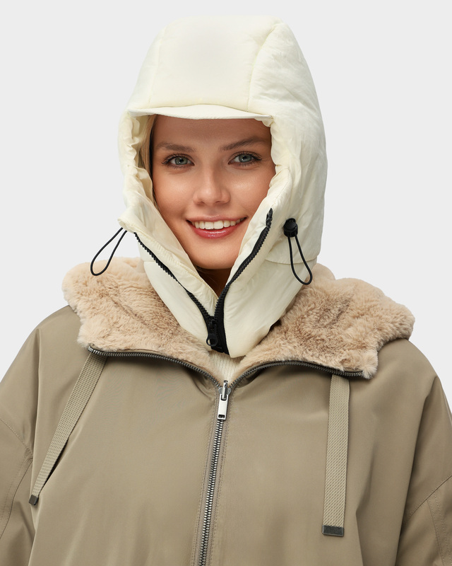 Капюшон-капор с высоким горлом