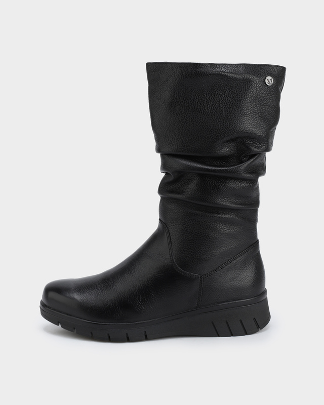 Сапоги увеличенной полноты из натуральной кожи