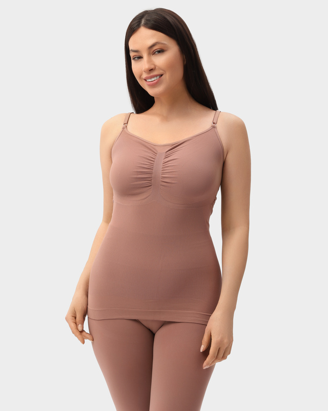 Корректирующий корсет-топ из эластичного шелковистого материала
