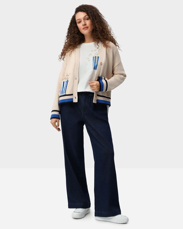 Брюки прямого кроя из 100% хлопка