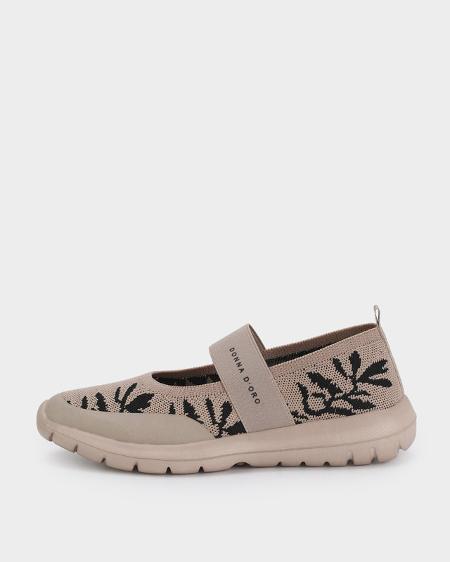 Балетки из текстиля с эластичной перемычкой 3990₽