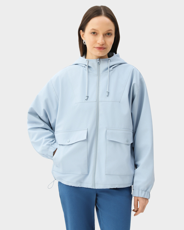 Куртка из экокожи с водоотталкивающей обработкой