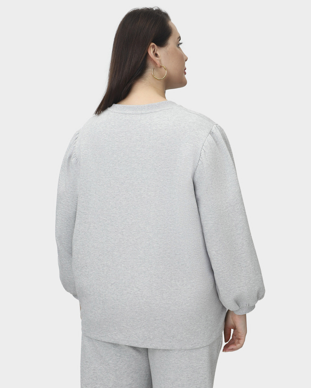 Свитшот из хлопка с декором стразами Mitica Luna 191078 купить за