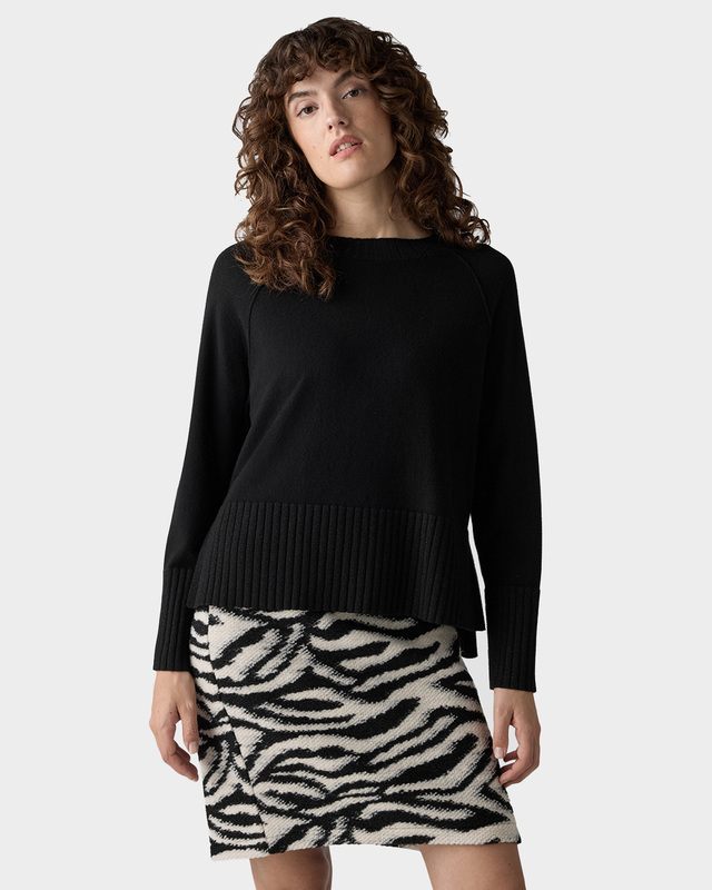 Трикотажный пуловер с мерцающей металлизированной нитью