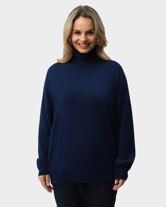 Водолазка с шерстью мериноса и кашемиром в составе