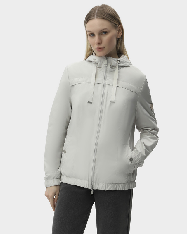 Двухсторонняя ветровка с регулируемым капюшоном