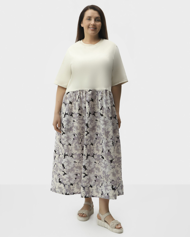 Платье миди отрезное по линии талии 5190₽