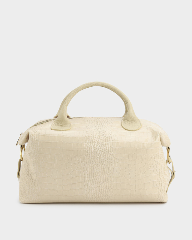 Сумка-трансформер с тиснением под кожу крокодила