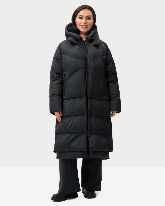 Длинное пальто с утеплителем Thermolite