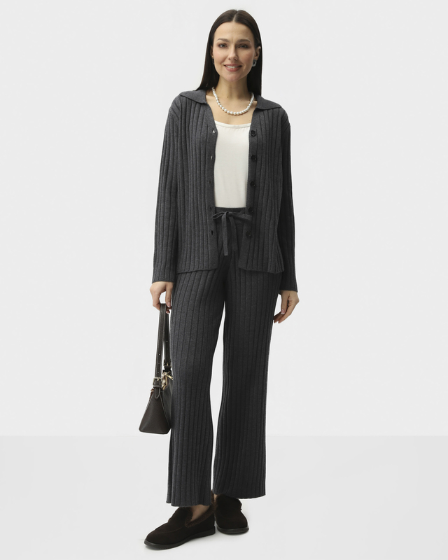 Вязаные брюки с шерстью мериноса в составе