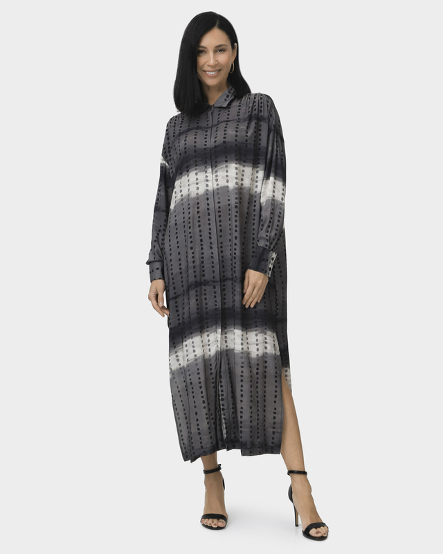 Платье макси с градиентным принтом 5590₽