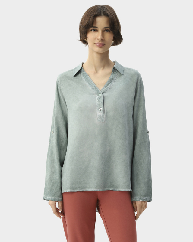 Блузка из вискозы с эффектом варки