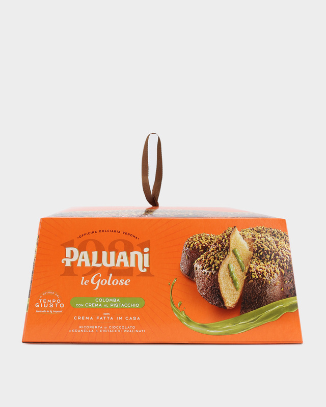 Пирожное коломба с нежным фисташковым кремом, посыпанное фисташковой крошкой, 750 г