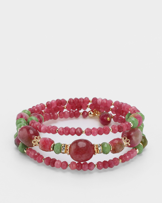 Браслет безразмерный с натуральными камнями