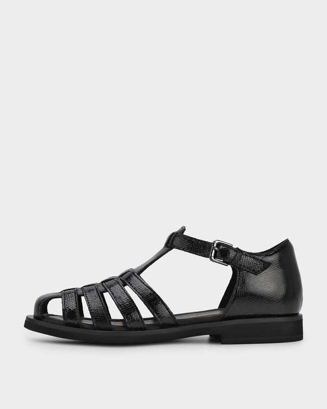 Кожаные сандалии с регулируемым ремешком