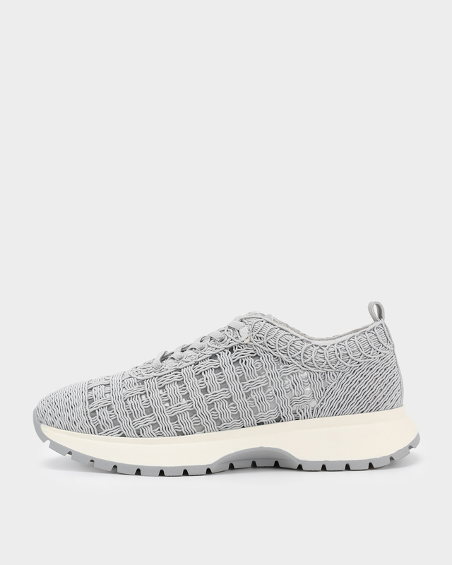 Полуботинки из комбинации материалов с фактурным верхом