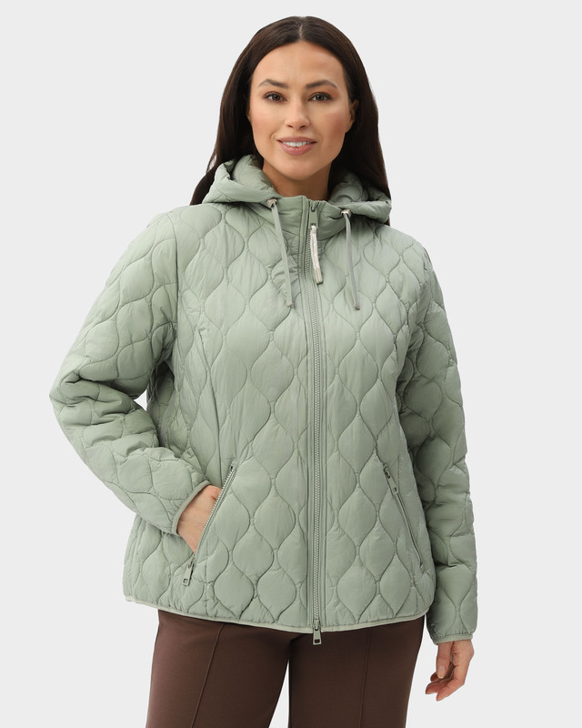 Куртка со съемным капюшоном и наполнителем Down Free