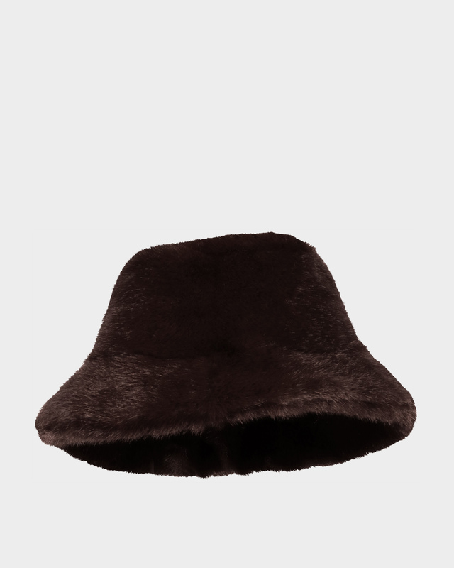 Панама из пушистого искусственного меха