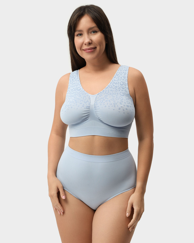 Комплект из двух корректирующих бюстье с леопардовым узором