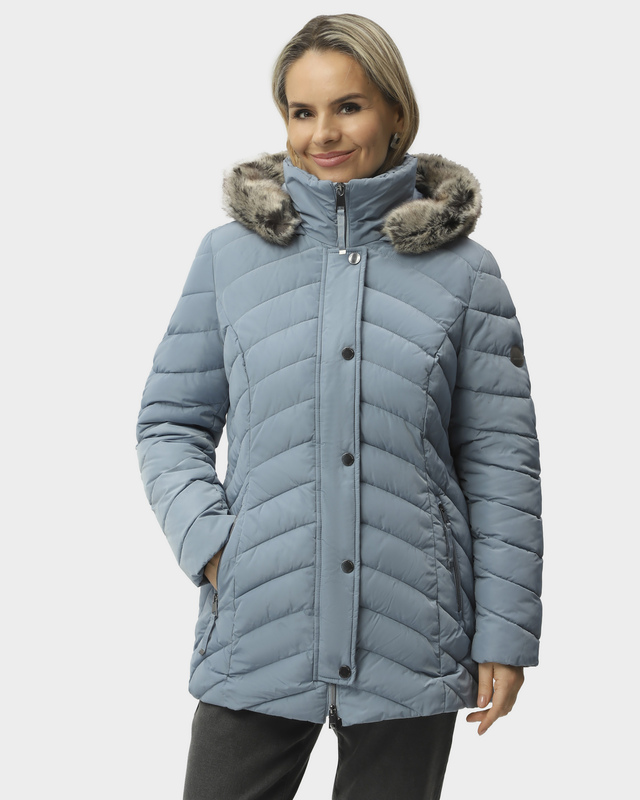 Стеганая куртка с наполнителем Thermore и съемным капюшоном