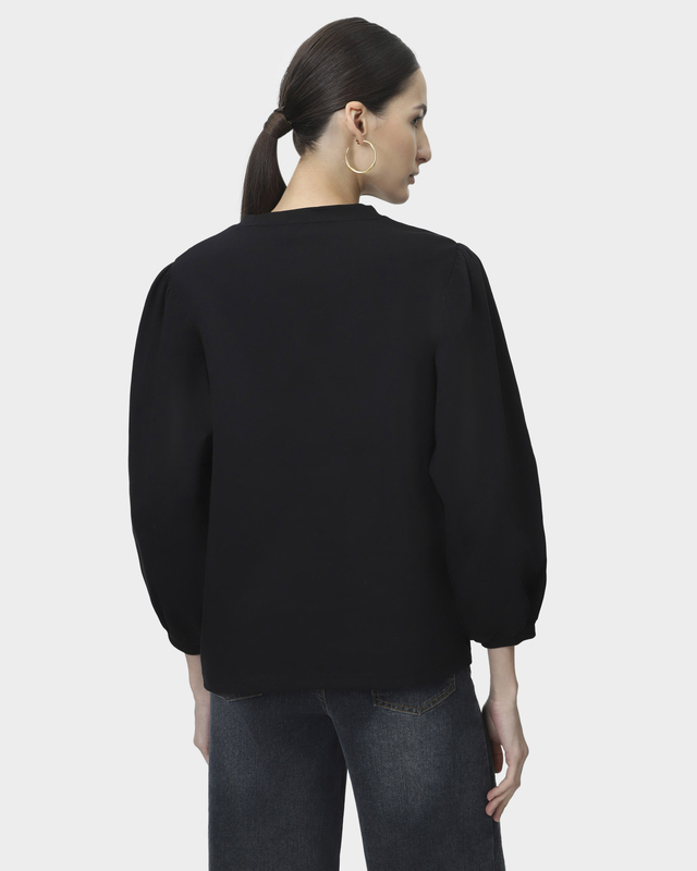 Свитшот из хлопка с декором стразами Mitica Luna 191078 купить за