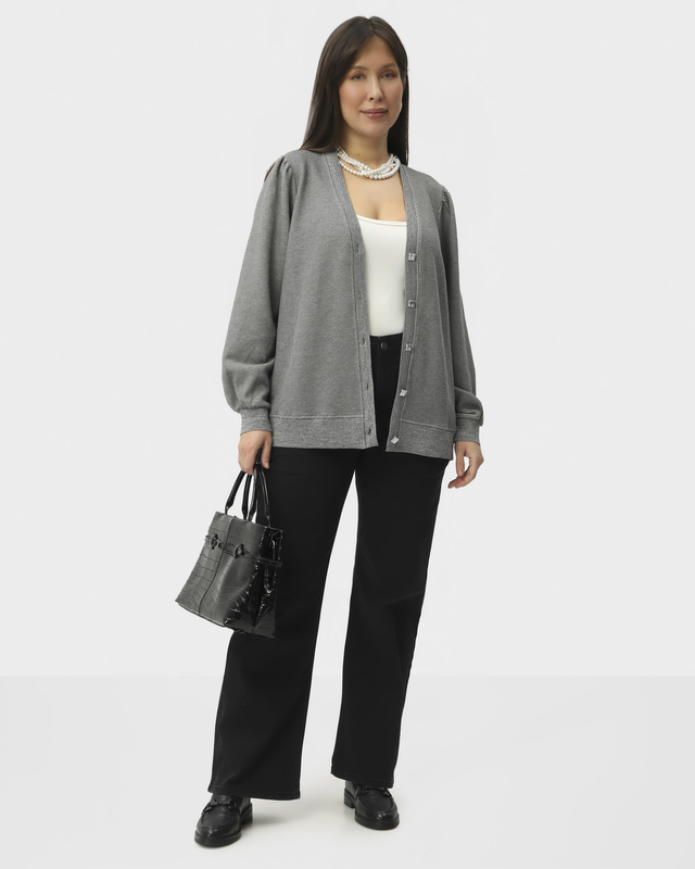 Джинсы из плотного эластичного денима с корректирующим эффектом