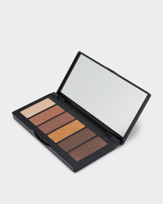 Палетка теней для век, тон 02 теплый нюд, 6 г