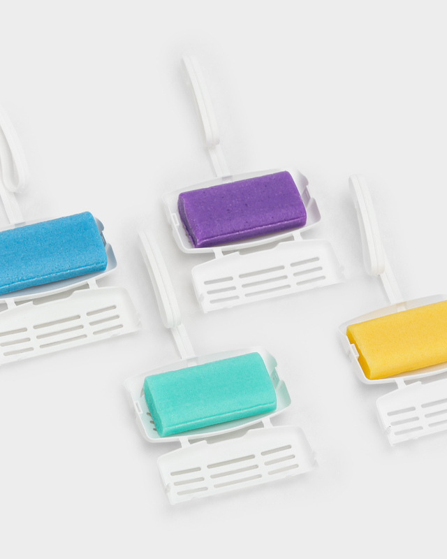 Блоки для чистки унитаза с держателями, 15 шт.