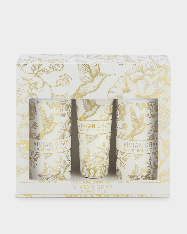 Набор Velvet Romance: гель для душа, 250 мл, крем для тела, 250 мл, крем для рук, 75 мл