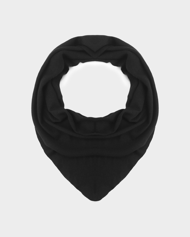 Шарф вязаный с шерстью в составе