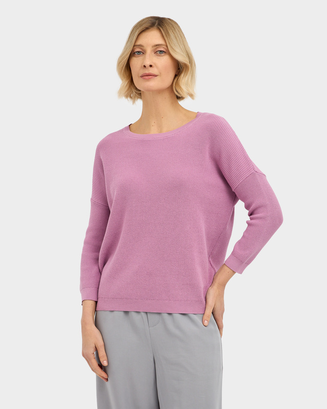 Джемпер свободного кроя из 100% хлопка