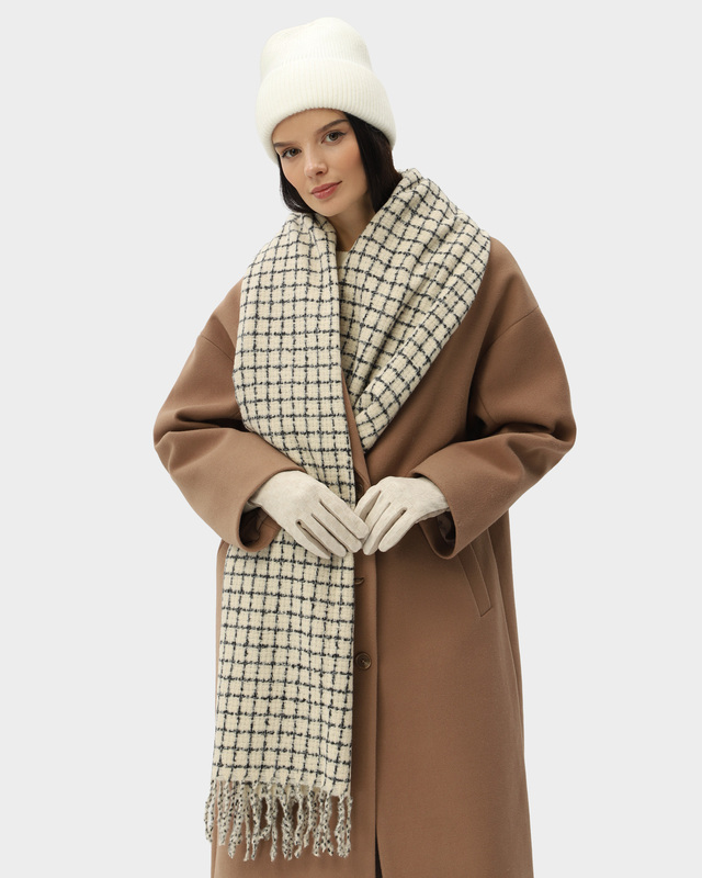 Комплект: палантин, шапка, перчатки