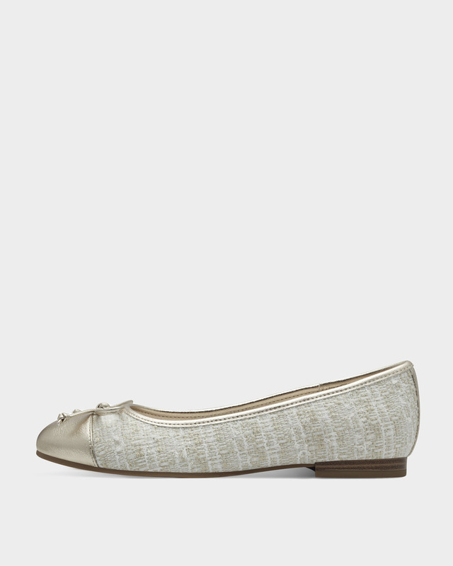 Балетки с декором в виде банта и мягкой стелькой с технологией FEEL ME