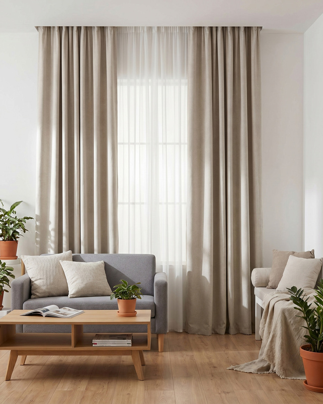Комплект из двух штор блэкаут, 160х270 см