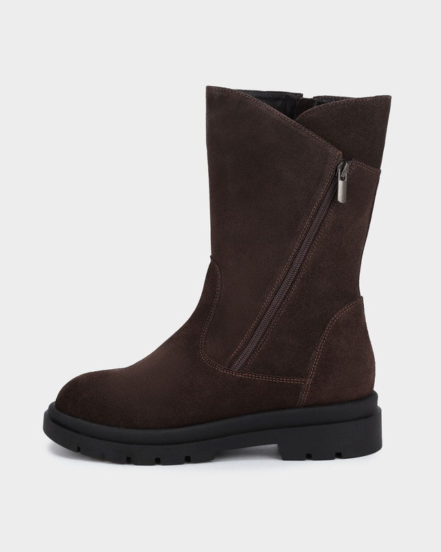 Полусапоги, утепленные натуральной шерстью