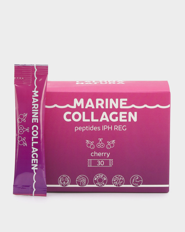 Морской коллаген с витаминами группы В и коэнзимом Q10, черешня