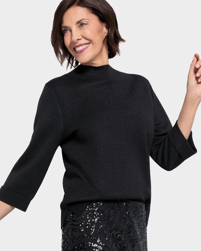 Джемпер с вискозой и люрексом