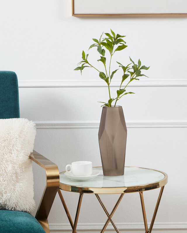 Ваза декоративная из стекла, 30х12 см