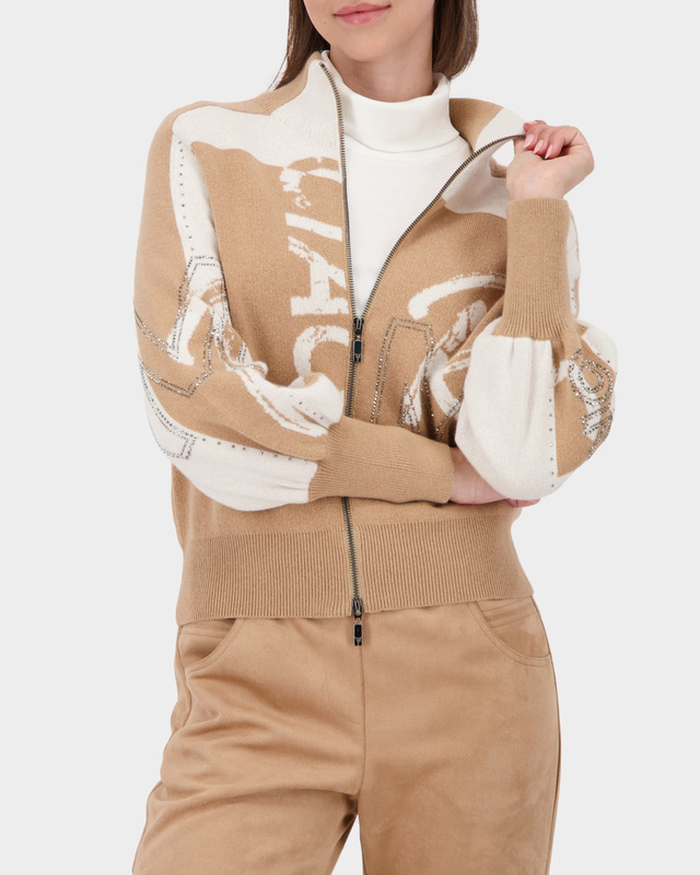 Кардиган с шерстью и вискозой в составе