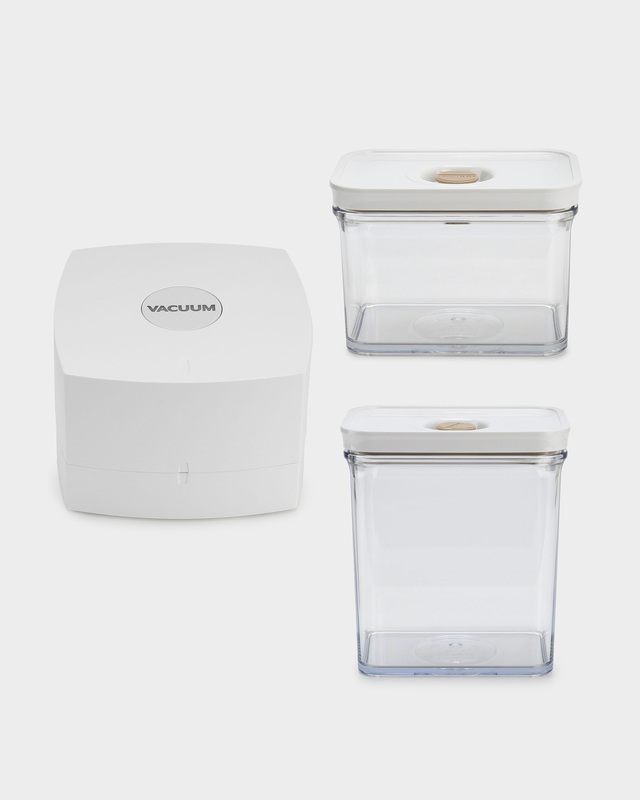 Набор: устройство для откачивания воздуха + контейнеры, 1 и 1,8 л